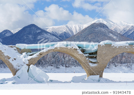 北海道東部冬季陶須別橋觀光 91943478