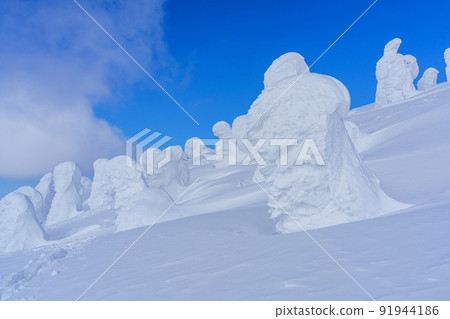 森吉山霧凇（雪怪）日本三大霧凇秋田觀光 91944186
