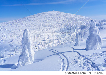 森吉山霧凇(雪怪)日本三大霧凇秋田觀光 森吉山霧凇(雪怪)日本三大霧凇秋田觀光 91944202