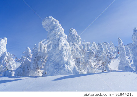 森吉山霧凇(雪怪)日本三大霧凇秋田觀光 森吉山霧凇(雪怪)日本三大霧凇秋田觀光 91944213
