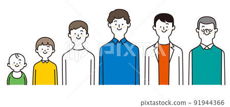 男一代上身微笑居家色 91944366