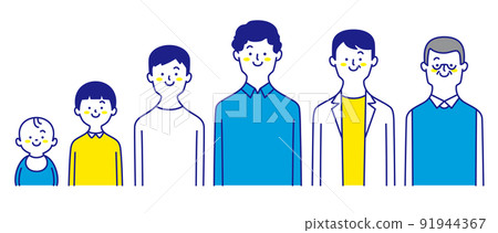 男一代上身微笑YC色 91944367