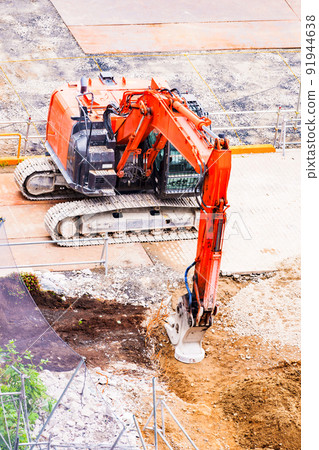 Construction machinery Heavy machinery [Image of construction] 91944638