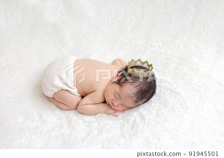 嬰兒 新生兒 新生兒 照片 俯臥 91945501