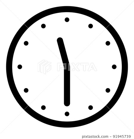 A simple clock face showing 11:30 91945739