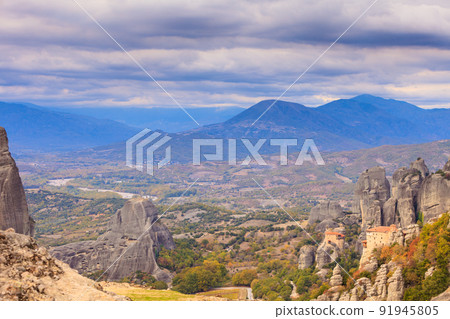 Monasteries in Meteora, Greece Monasteries in Meteora, Greece 91945805