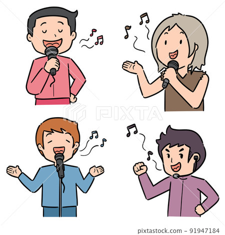 vector set of singer vector set of singer 91947184