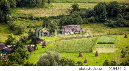 small wooden house in Western Ukraine small wooden house in Western Ukraine 91948642