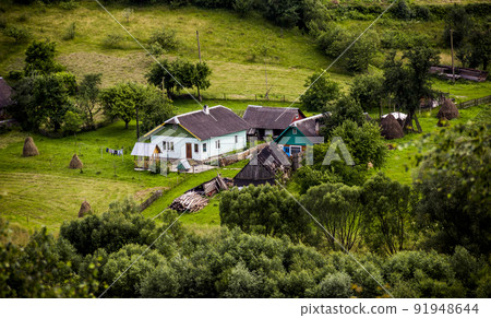 small wooden house in Western Ukraine small wooden house in Western Ukraine 91948644