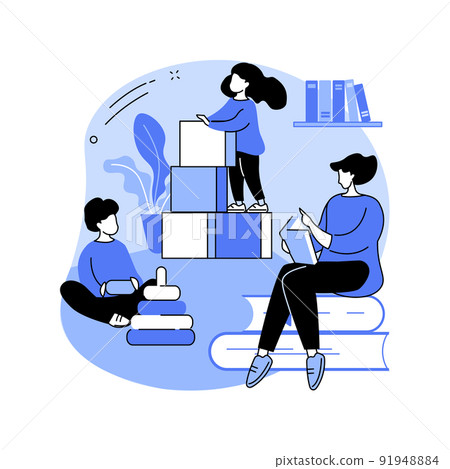 Nursery school abstract concept vector illustration. Nursery school abstract concept vector illustration. 91948884