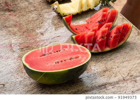 Slices of watermelon Slices of watermelon 91949373