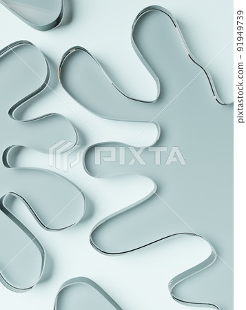 3D Rendering Geometric or Abstract Shape Acrylic Glass Plates Product Display Background for Summer Healthcare and Skincare Products. 3D Rendering Geometric or Abstract Shape Acrylic Glass Plates Product Display Background for Summer Healthcare and Skincare Products. 91949739