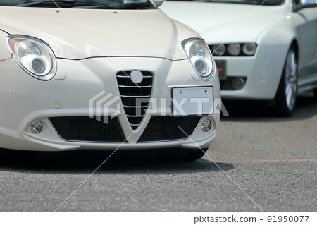 Image of a parked Italian car 91950077