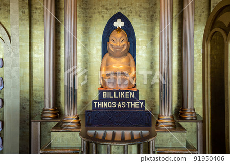 [Osaka] Mr. Billiken from Tsutenkaku [New World] 91950406