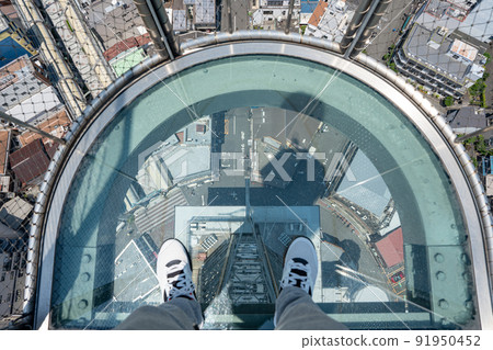 [大阪] 通天閣的特殊戶外天文台、天文台天堂、彈出式天文台[新世界] 91950452