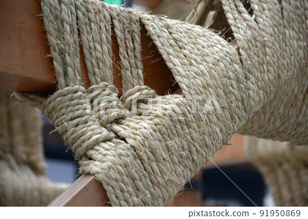 Hoko-yari Gion Matsuri rope modeling Hoko-yari Gion Matsuri rope modeling 91950869