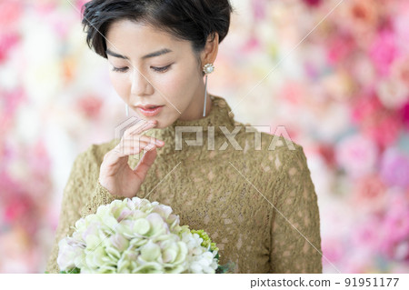 休閒婚禮美女 91951177