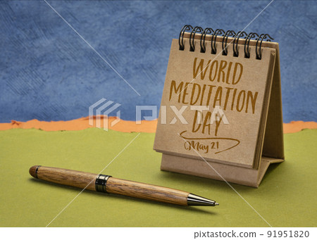 World Meditation Day, May 21 in calendar World Meditation Day, May 21 in calendar 91951820