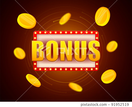 Cartoon banner. Bonus sign vector design template. Giveaway banner. Game sign. Arrow icon. Geometric art. Cartoon banner. Bonus sign vector design template. Giveaway banner. Game sign. Arrow icon. Geometric art. 91952519