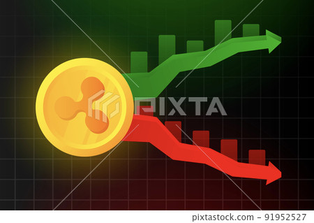 Ripple coin, online trading Crypto currency. Technical analysis candlestick chart. Stock exchanges index Ripple coin, online trading Crypto currency. Technical analysis candlestick chart. Stock exchanges index 91952527
