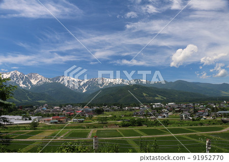 初夏的白馬山余雪 初夏的白馬山余雪 91952770