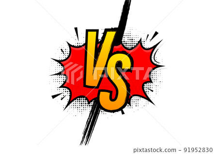 Versus logo vs letters for sports and fight competition. Battle vs match Versus logo vs letters for sports and fight competition. Battle vs match 91952830
