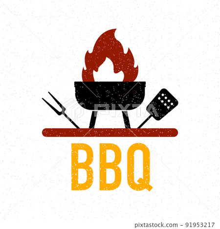 BBQ time, Party. Barbecue or grill tool. Vector illustration. 91953217