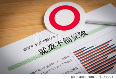 喪失能力保險的形象備有保險產品○ 91954993