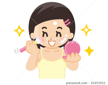 女人應用柚木美容美容化妝 女人應用柚木美容美容化妝 91955052