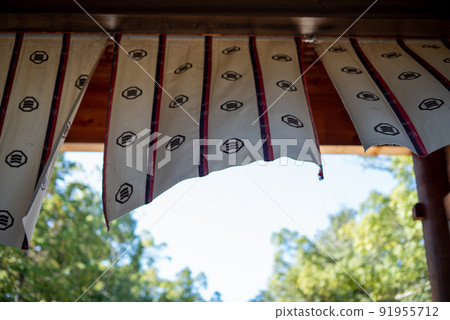 愛媛縣瀨戶內海國立公園的大山純神社總部 91955712