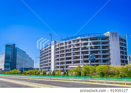 [東京街景]羽田機場周邊街景 91956127