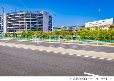 [Cityscape of Tokyo] Cityscape around Haneda Airport 91956128