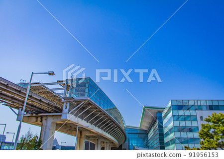 [Cityscape of Tokyo] Cityscape around Haneda Airport (Terminal 3) 91956153