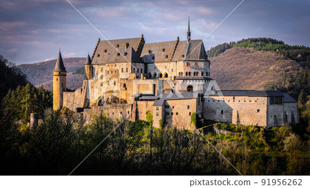 Famous Castle Vianden in Luxemburg 91956262