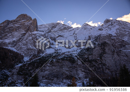 The Dolomites in the Italian Alps are a Unesco World Heritage Site The Dolomites in the Italian Alps are a Unesco World Heritage Site 91956386