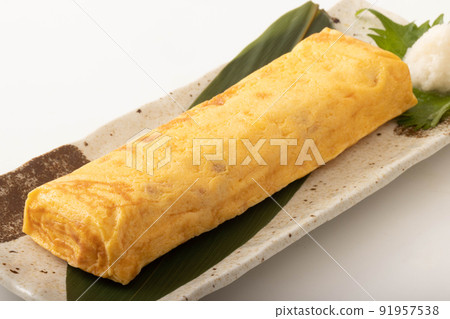 玉子燒和煎蛋捲 91957538