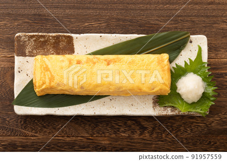 玉子燒和煎蛋捲 玉子燒和煎蛋捲 91957559