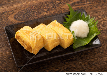 玉子燒和煎蛋捲 玉子燒和煎蛋捲 91957569