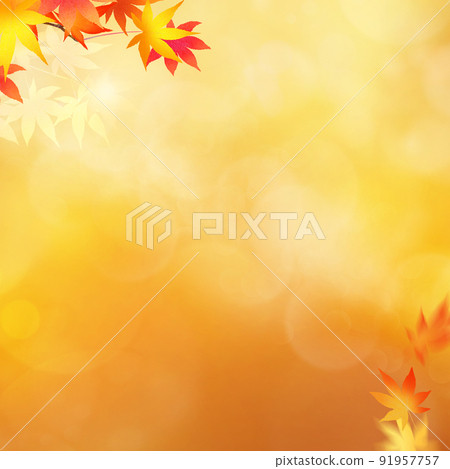 Fall background material - Stock Illustration [91957757] - PIXTA