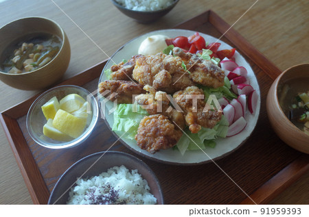 Fried fried chicken set Fried fried chicken set 91959393