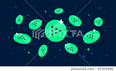 Livepeer (LPT) coins falling from the sky. LPT cryptocurrency concept banner background. Livepeer (LPT) coins falling from the sky. LPT cryptocurrency concept banner background. 91959996