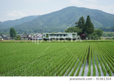 運行SL Ginga的JR釜石線 91961304