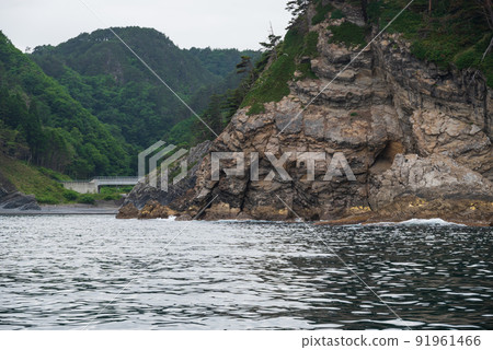 Sanriku coast Hype coast where the Cretaceous strata remain 100 million years ago Sanriku coast Hype coast where the Cretaceous strata remain 100 million years ago 91961466