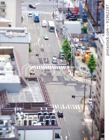 View around Kyoto Station Tilt shift 91962297