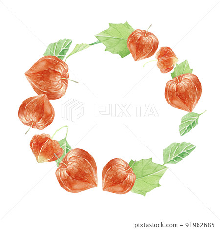 Hozuki Hozuki Onikari Frame Watercolor Illustration Hozuki Hozuki Onikari Frame Watercolor Illustration 91962685