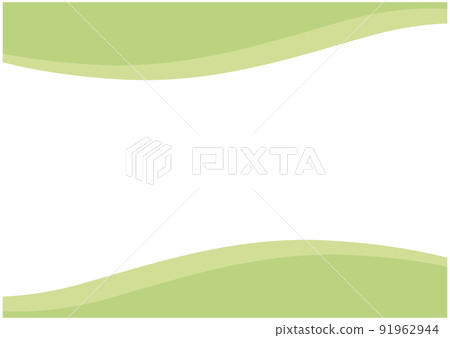 Gently wavy upper and lower frame material - Green 91962944