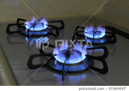 Gas stove (gas range) (gas price image) Gas stove (gas range) (gas price image) 91964697