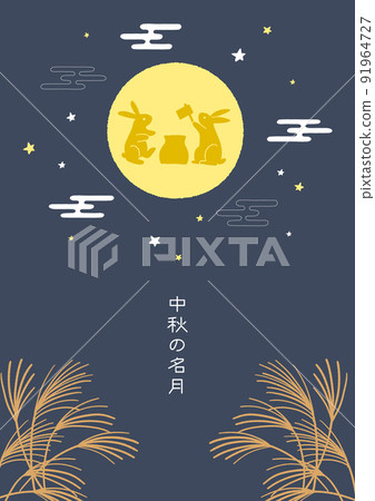 月亮視圖的例證 91964727