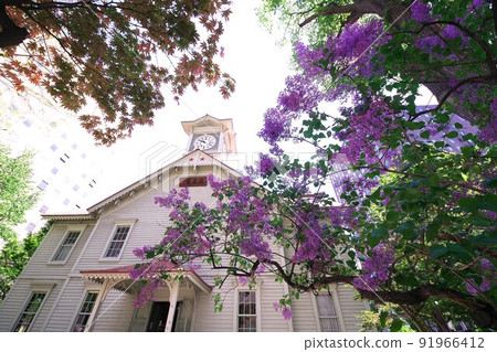 Rila cold Sapporo clock tower 91966412