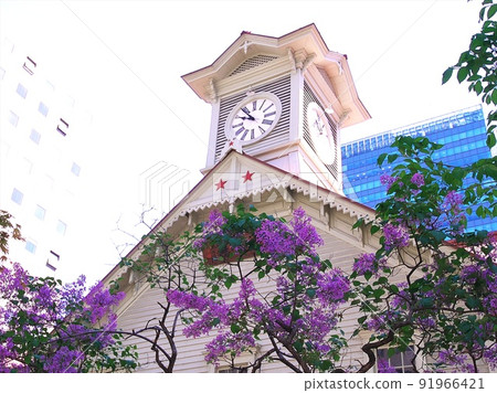Rila cold Sapporo clock tower Rila cold Sapporo clock tower 91966421